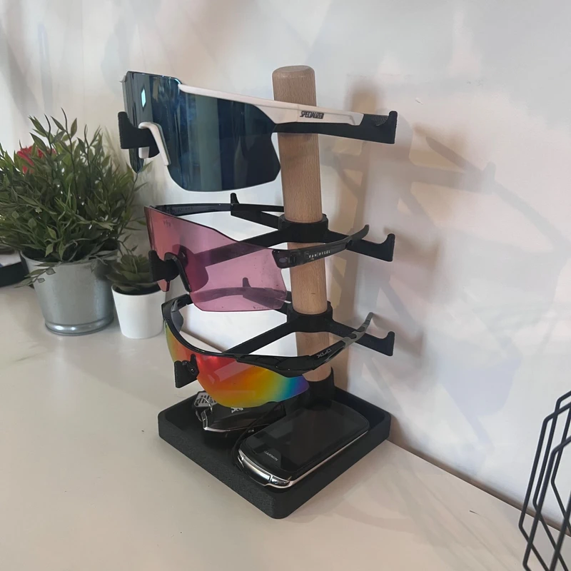 Support pour lunettes avec pied - Rangement vélo